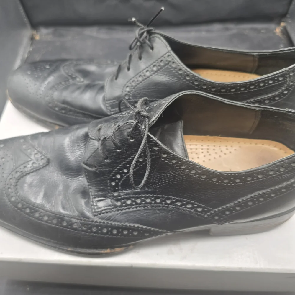 Cole Haan Black‎ Leather Men's Oxfords